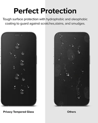 Vista 9 de Ringke Fusion-X - Funda compatible con iPhone 14 Pro Max [camuflaje negro] + vidrio de privacidad compatible con iPhone 14 Pro Max