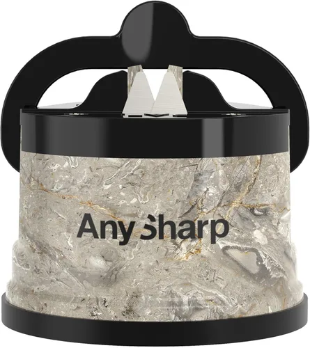 Vista 25 de AnySharp – EDICIONES – Afilador de cuchillos manos libres - Herramienta de afilado fácil de usar con base de succión PowerGrip y ángulo