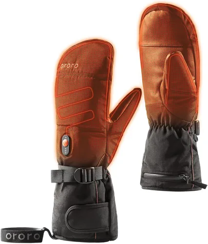 ORORO Guantes calefactados para mujeres y hombres, guantes calefactados recargables para esquí, senderismo y manos artríticas