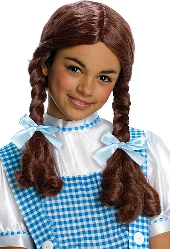 Peluca de Dorothy, de Wizard of Oz, accesorio para disfraces, de Rubie's., talla única , Como se muestra