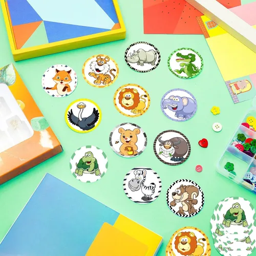 Vista 7 de Eersida 120 unidades de objetivos de inodoro para entrenamiento de orinal para niño orinado, objetivo de viaje, orinales desechables para automóvil