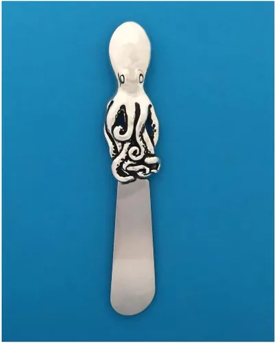 Basic Spirit Cuchillo esparcidor de mantequilla, pulpo, utensilios de cocina de queso suave, regalo decorativo para el hogar