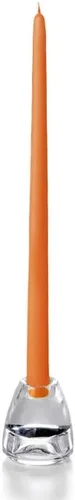 Vista 133 de yummi Velas cónicas naranjas de 12 pulgadas - 12 por paquete Naranja Brillante