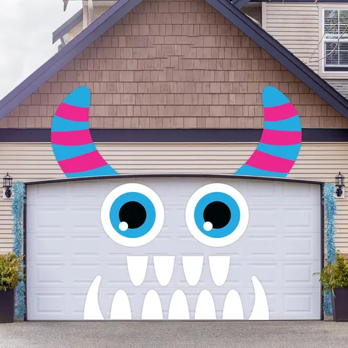 Vista 2 de Joy Bang Kit de decoración de maletero o golosina, decoración de automóvil de Halloween, decoración de maletero o golosinas para SUV, lindo monstruo