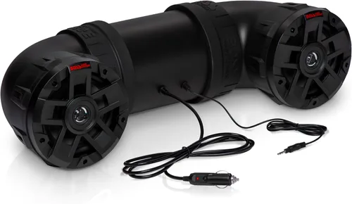 Vista 11 de BOSS Audio Systems UTV4B ATV UTV Sistema de sonido resistente a la intemperie, altavoces de 4 pulgadas, tweeters de 1 pulgada, amplificador