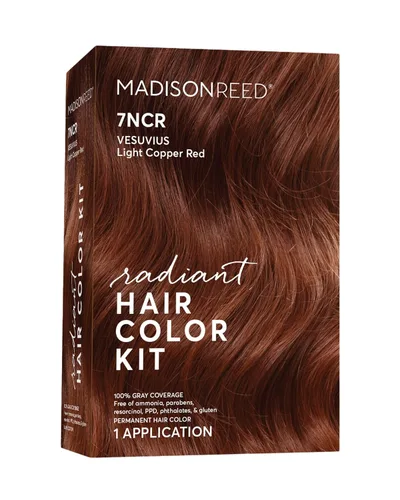 Vista 47 de Madison Reed - Kit de tinte radiante para el cabello, tinte permanente para el cabello, 100 % cobertura de canas, sin amoníaco, rojo Cerdeña 6NCG