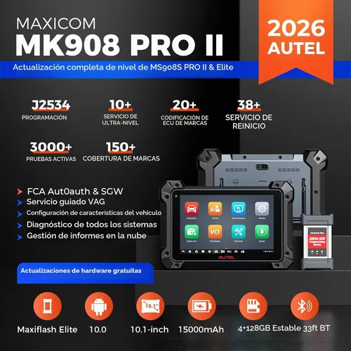 Vista 2 de Autel, sistema de análisis y diagnóstico de vehículos automóviles