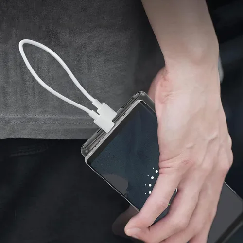 Vista 4 de Cable USB C a USB C, paquete de 10 unidades, cable de carga rápida tipo C Blanco