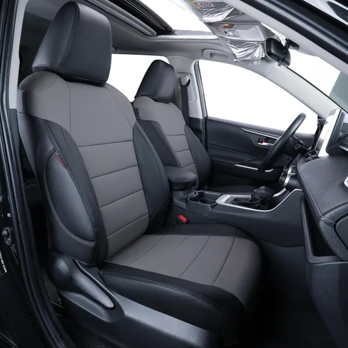 Vista 10 de coverdream Rav4 Fundas de asiento de ajuste personalizado para Toyota RAV4 LE 2019-2025, XL, XLE Premium, SUV limitado, totalmente cubierto