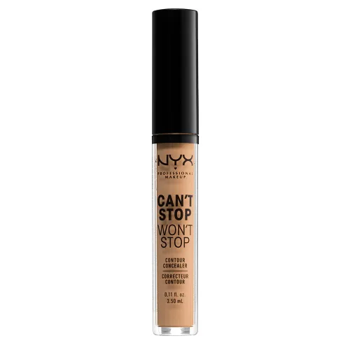 Vista 5 de NYX PROFESSIONAL MAKEUP Can't Stop Won't Stop - Corrector de contorno para maquillaje, 24 horas de cobertura total y acabado mate - Pálido 01 PALE