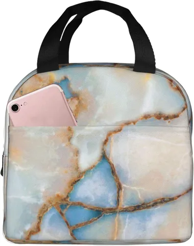 Vista 25 de Fiokroo Bolsa de almuerzo aislada afroamericana para mujer negra, reutilizable, impermeable, bolsa de almuerzo para escuela, trabajo, universidad