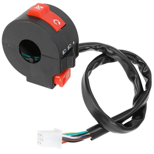 Vista 5 de FVRITO Interruptor de arranque de luz de inicio izquierdo con enchufe hembra para 50cc 70cc 90cc 110cc 125cc TaoTao RoKeta Sunl RPS ICEbear RPS