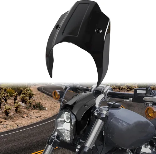 Cubierta de carenado de faro negro brillante de aluminio para Harley Breakout, kit de cubierta de carenado de aluminio para Harley Davidson Softail