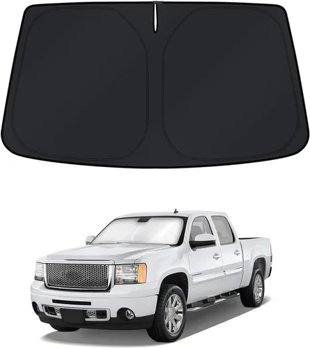 Vista 72 de KUST Parasol para parabrisas para Volkswagen VW Taos 2022-2025 2026, accesorios para ventana, protector de visera solar, plegable, bloquea los rayos