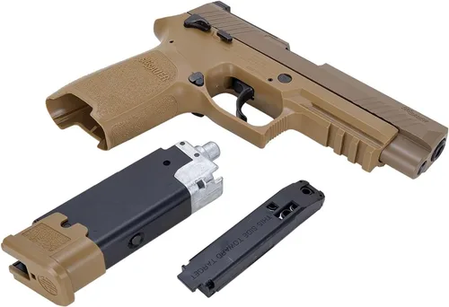 Vista 5 de Sig Sauer P320 M17 - Pistola de aire semiautomática de.177 Cal con alimentación de CO2, con cargador de 20 balas incluido
