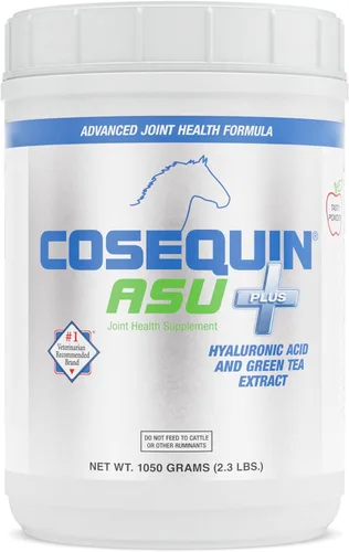 Nutramax Cosequin ASU Suplemento de salud articular para caballos - Polvo con glucosamina, condroitina, MSM, ASU, extracto de té verde y ácido