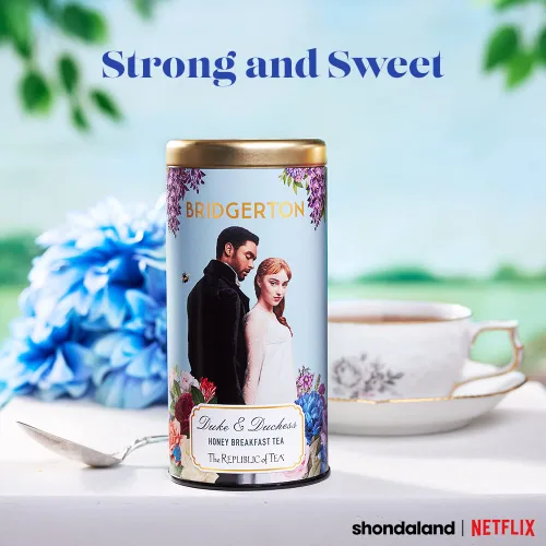 Vista 14 de The Republic of Tea - Bridgerton Queen's Cake - Té de frutas y vainilla, 36 bolsas de té