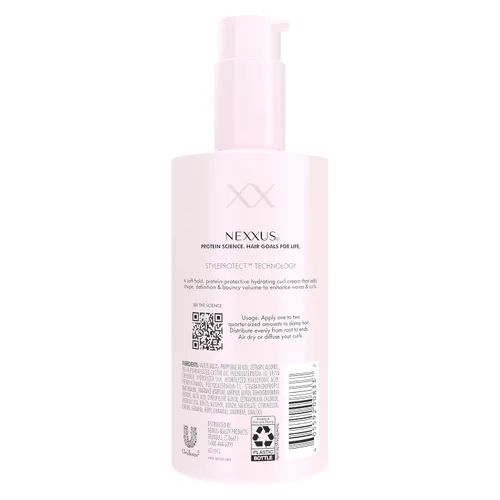 Vista 2 de Nexxus Crema para definir rizos con control climático y tecnología STYLEPROTECT 8 fl oz (236.59 ml)