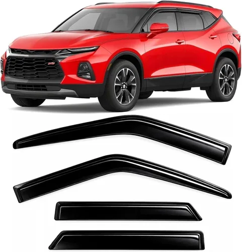 Vista 13 de 2019-2026 Protectores de Lluvia Adhesivos para Dodge RAM 1500 Quad Cab solamente Deflectores de Visor de Ventana Lateral Sombras Duraderas Tintadas