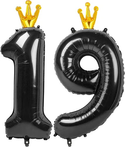 Vista 8 de Globo Número 40 pulg, Globos Número 0, Globos de Cumpleaños para Mujeres Niñas, Globos Números 10 20 30 40 50 60 Decoraciones de Cumpleaños