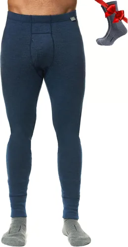 Vista 11 de Pantalón de primera capa de lana merina para hombre, 100% lana merina, peso pesado, medio, ligero, ropa interior térmica Long Johns y calcetines .