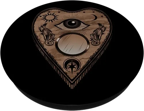 Vista 2 de Planchette Halloween Paranormal Spirit Board Gothic Horror PopSockets intercambiable PopGrip