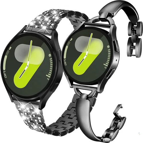 Vista 15 de DEALELE Correas compatibles con Samsung Galaxy Watch 7 / FE / 6/6 Classic / 5/5 Pro / 4/4 Classic / 3 de 1.614 in / Huawei GT3 / GT2 de 1.654 in