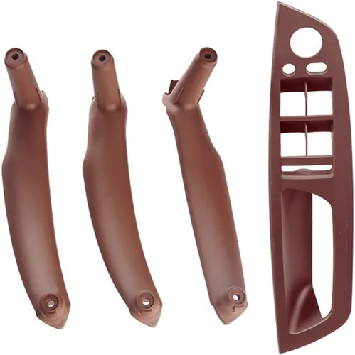 Vista 10 de Manija de puerta de automóvil para BMW X5 X6 E71 E70 2007-2013 manijas de puerta interior de repuesto para manija de puerta de automóvil (beige)