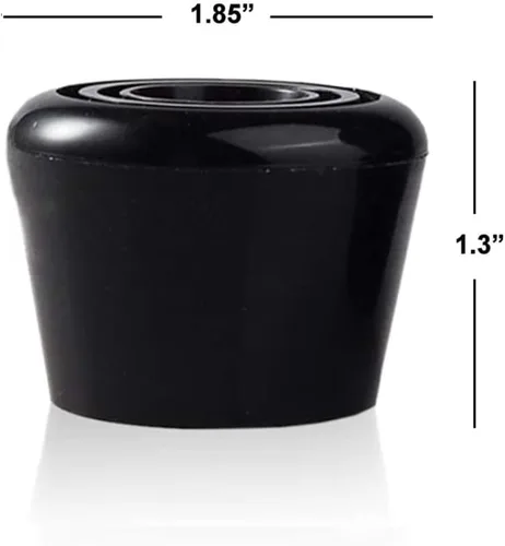 Vista 4 de Tapones de goma PU para patinaje con ruedas, 1 par con tornillos