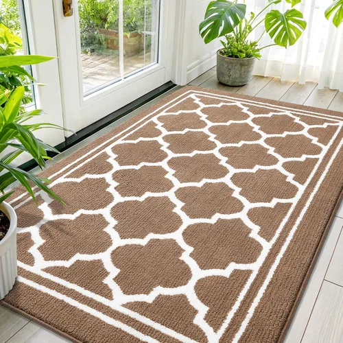 Vista 13 de Buganda Alfombra para Puerta Interior, Tapete Resistente a la Suciedad y Absorbente, Antideslizante, Alfombras de Perfil Bajo para Entrada