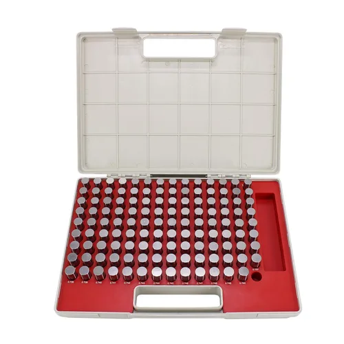 Vista 9 de (R) Juego de calibre de pasador de acero menos tratado térmicamente con estuche de almacenamiento M0 50 piezas 0.011 "-0.060