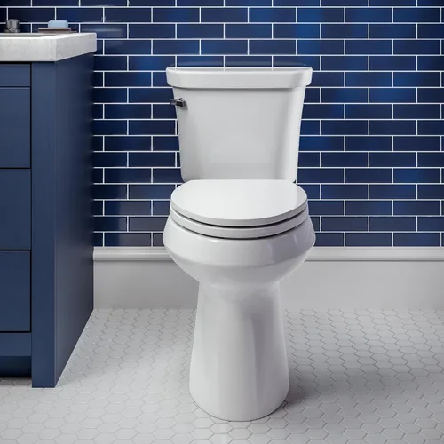 Vista 6 de Mayfair Preston - Asiento de inodoro con bisagra simple fácil de limpiar, moderno asiento de inodoro de plástico de cierre lento, fabricado