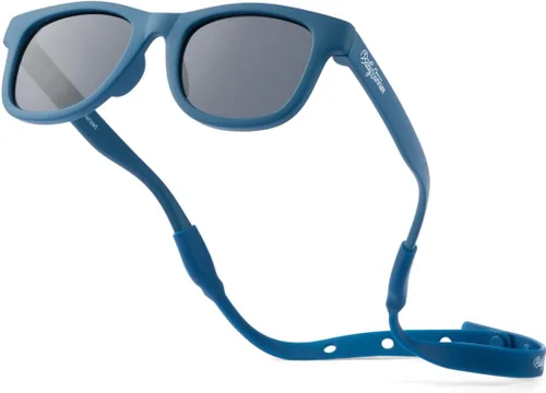 Vista 15 de Gafas de sol polarizadas para bebé con correa, lentes de sol flexibles irrompibles para bebés recién nacidos de 0 a 24 meses