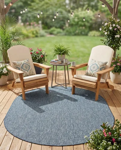 Vista 119 de Rugs.com Outdoor Solid Collection - Alfombra de pelo plano beige de 2 x 3 pulgadas, perfecta para entradas, cocinas, rincones de desayuno, piezas