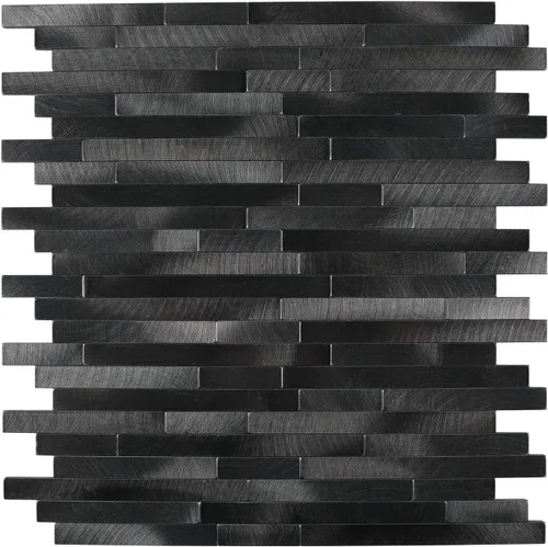 Vista 11 de Protector contra salpicaduras de acero inoxidable hexagonal despegar y pegar, azulejos de pared autoadhesivos de aluminio despegar y pegar