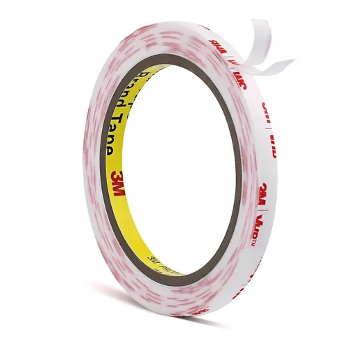 Vista 8 de 3M - Cinta de montaje de doble cara VHB de 1 x 15.4 pies y 0.025 pulgadas de grosor, color blanco, 4930, cinta adhesiva de espuma impermeable