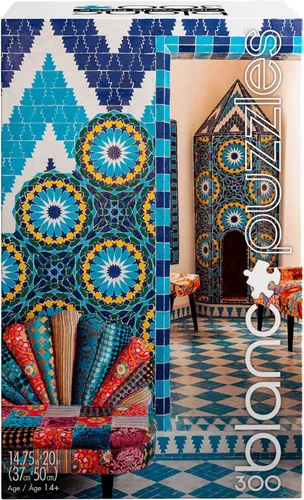 Vista 5 de Buffalo Games - Blanco - Azulejos marroquíes - Rompecabezas de 300 piezas