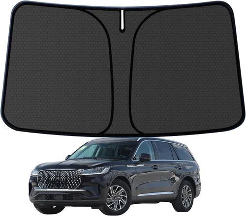 Vista 108 de X1 F48 Parasol plegable personalizado para parabrisas para 2016 2017 2018 2019 2020 2021 2022 X1 F48 Protector de sol para ventana delantera