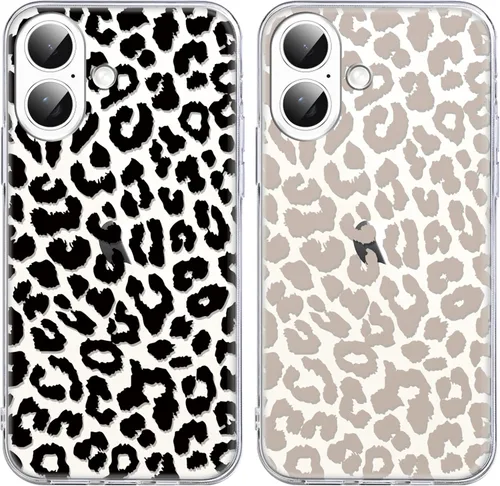 Vista 90 de Paquete de 2 fundas de teléfono con bonito estampado de guepardo para iPhone 7/8/SE 2020 / SE 2022 de 4.7 pulgadas, diseño de leopardo de lujo