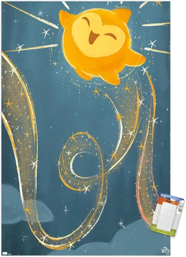 Trends International Disney Wish - Póster de collage 5 (estrella) para pared