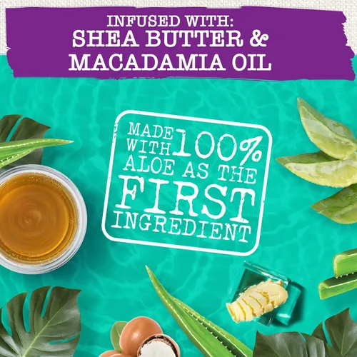 Vista 4 de Maui Moisture Heal & Hydrate + Shea Butter Shampoo para rizos secos y dañados ayuda a revivir el cabello rizado y enroscado con aceite de coco