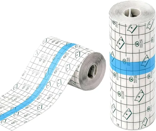 Vista 8 de Vendaje adhesivo impermeable para el cuidado posterior del tatuaje, vendajes protectores de curación de segunda piel, cinta elástica transparente