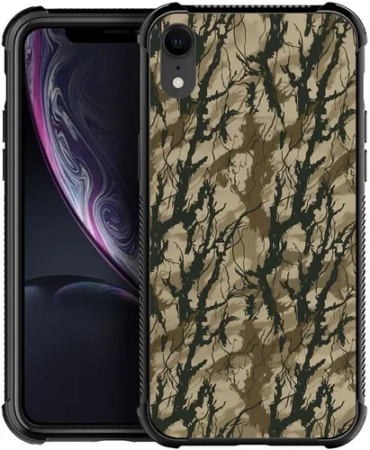 Vista 17 de DJSOK Funda compatible con iPhone XR, H American Eagle Flag con cuatro esquinas, protección a prueba de golpes, TPU suave y patrón de policarbonato