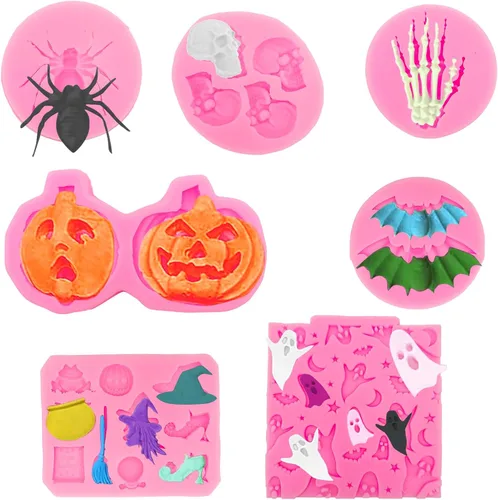 Vista 11 de itechpanda 5 moldes de silicona de estilo barroco para fondant de encaje de filigrana, molde de flores de alivio vintage para hornear, manualidades