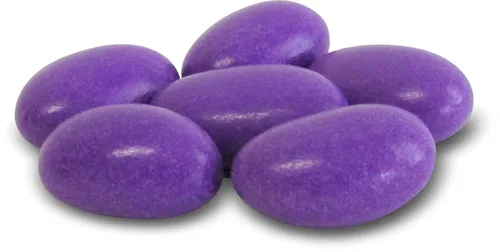 Vista 2 de Its Delish - Almendras moradas de Jordan de 1 libra a granel Nuez de almendra azucarada con revestimiento de caramelo dulce Recuerdos de boda a