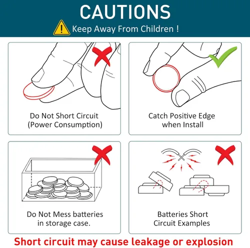 Vista 7 de KITOSUN Pilas CR2032 de litio de 3 V - 10 unidades de 3 voltios CR 2032 botón de litio de repuesto para Apple Airtag llave de coche control remoto