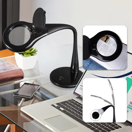 Vista 9 de OttLite Prevención LED Lupa Lámpara, Blanco, Remitente