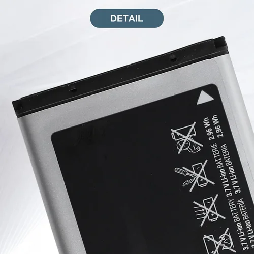 Vista 4 de Batería de repuesto AB463446BU compatible con Samsung Galaxy C3520 E900 E1100 E1120, 800mAh 3.7V, con kit de herramientas de reparación