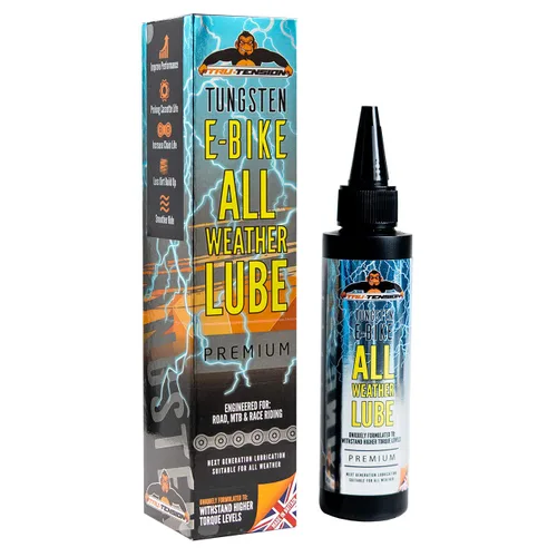 Tru-Tension Lubricante de bicicleta de tungsteno para todo tipo de clima, lubricante de cadena seca, 1.7fl oz, perfecto para cargas de alto par