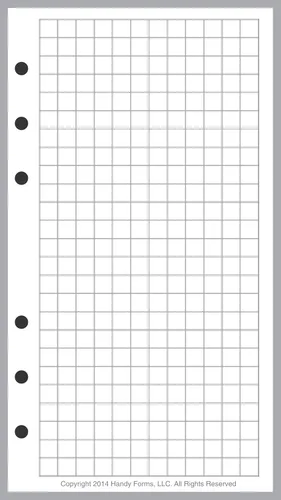 Vista 10 de Registro de Pagos/Gastos de Tamaño Personal y Registro de Cheques, Dimensionado y Perforado para Filofax Personal Notebook (9.4 cm x 17.1 cm)